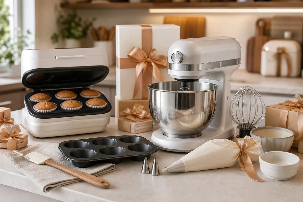 Appareils de cuisine représentant les lots du concours