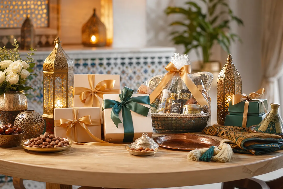 Lots préparés pour les gagnantes d'un concours Ramadan