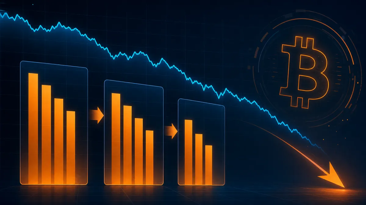 Flux ETF Bitcoin en ralentissement