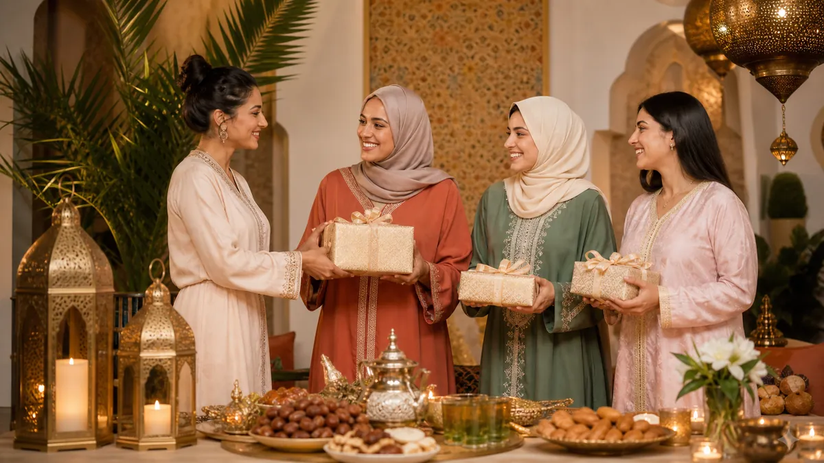 Remise de lots aux gagnantes d'un concours Ramadan